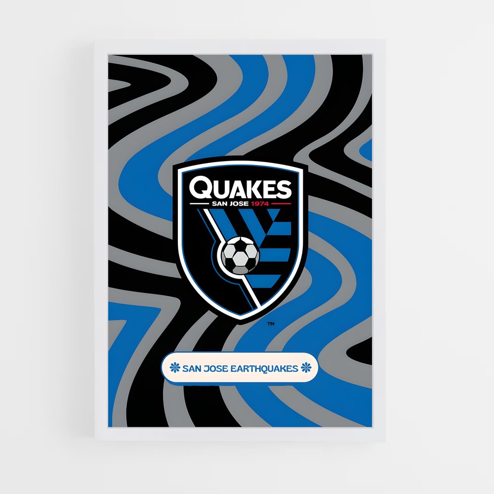 ap-san jose earthquakes-7 cadre Blanc