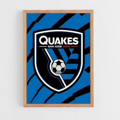 ap-san jose earthquakes-8 cadre Bois clair