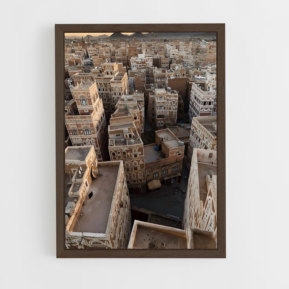 ap-sanaa-4 cadre Bois foncé