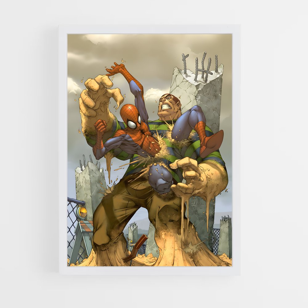 ap-sandman spider-man-3 cadre Blanc