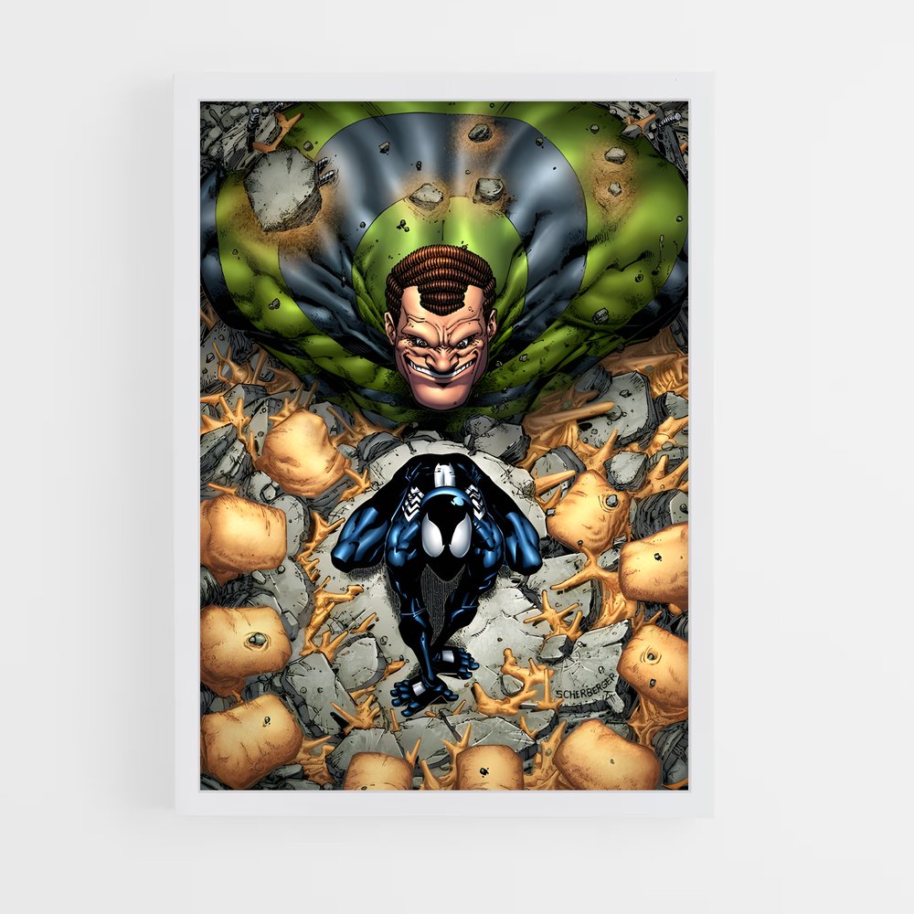 ap-sandman spider-man-5 cadre Blanc