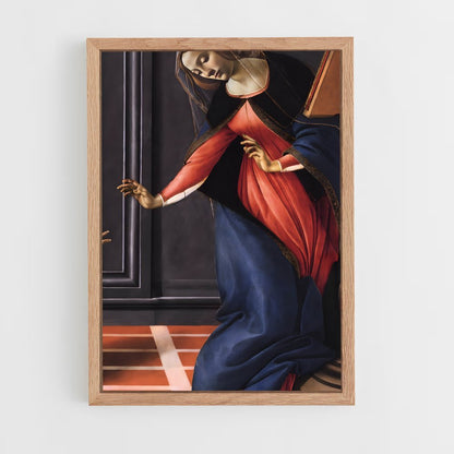 ap-sandro botticelli-6 cadre Bois clair
