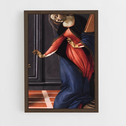ap-sandro botticelli-6 cadre Bois foncé