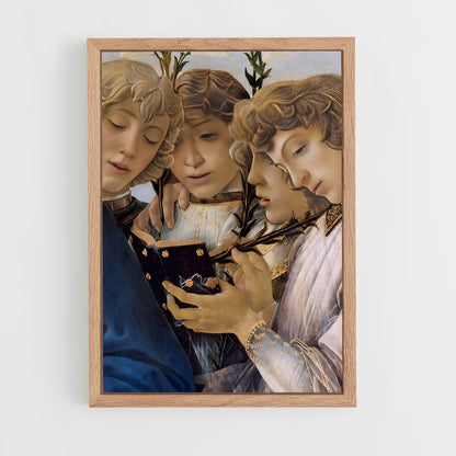 ap-sandro botticelli-7 cadre Bois clair
