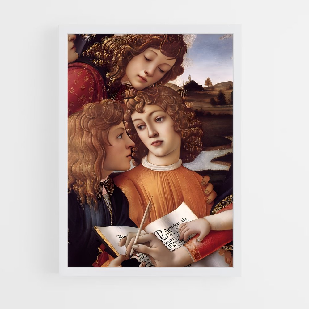 ap-sandro botticelli-8 cadre Blanc