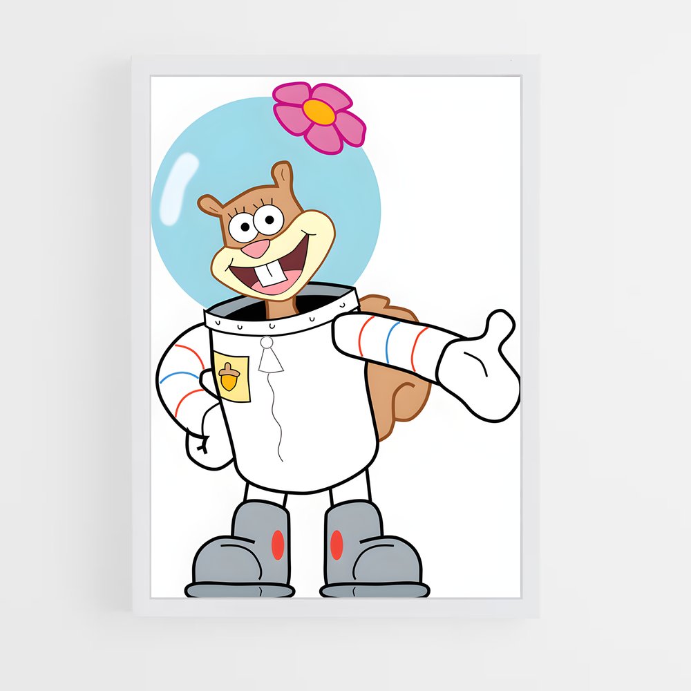 ap-sandy cheeks-2 cadre Blanc