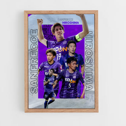 ap-sanfrecce hiroshima-3 cadre Bois clair
