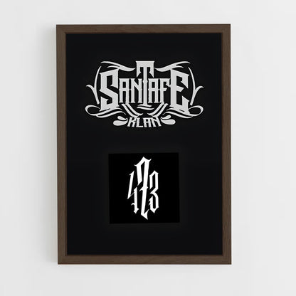 ap-santa fe klan-6 cadre Bois foncé