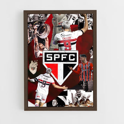ap-sao paulo fc-2 cadre Bois foncé