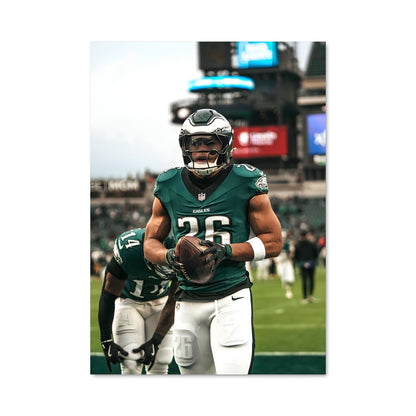 Poster Envolée de Saquon