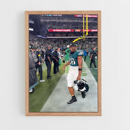 ap-saquon barkley-3 cadre Bois clair