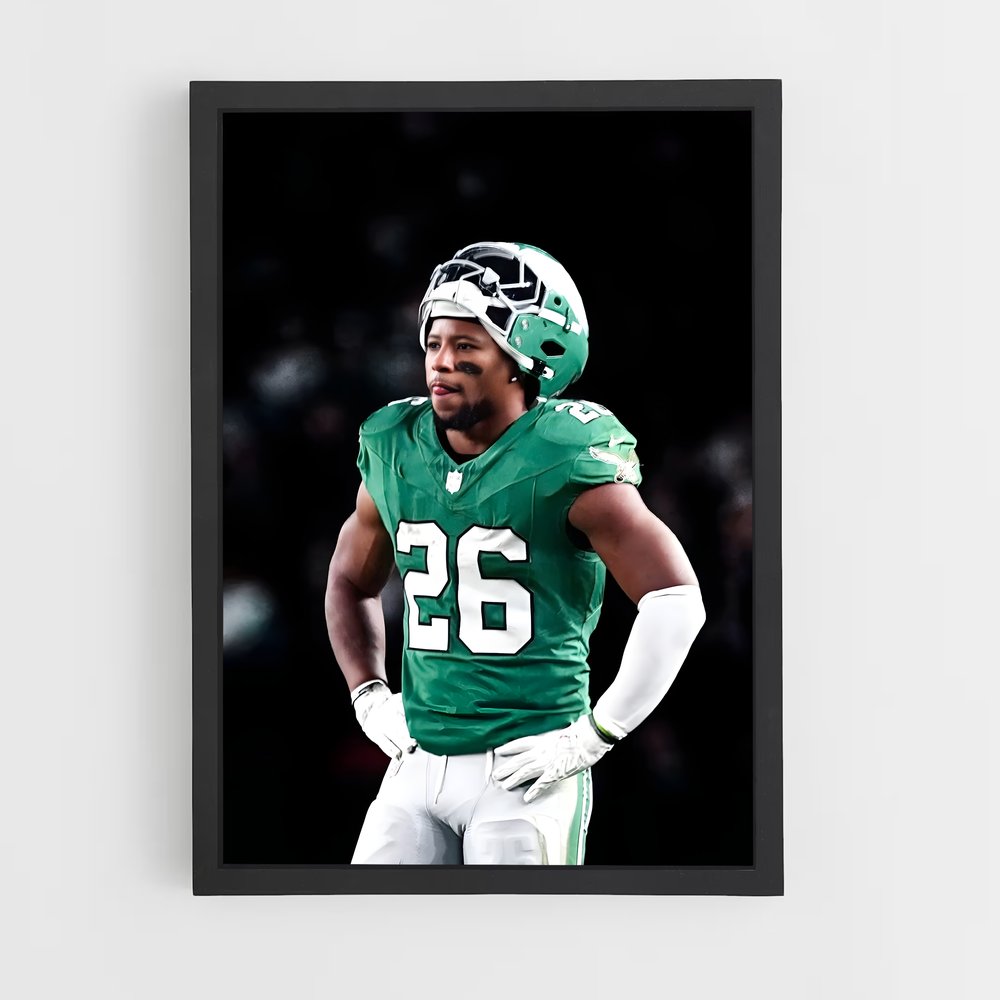 ap-saquon barkley-4 cadre Noir
