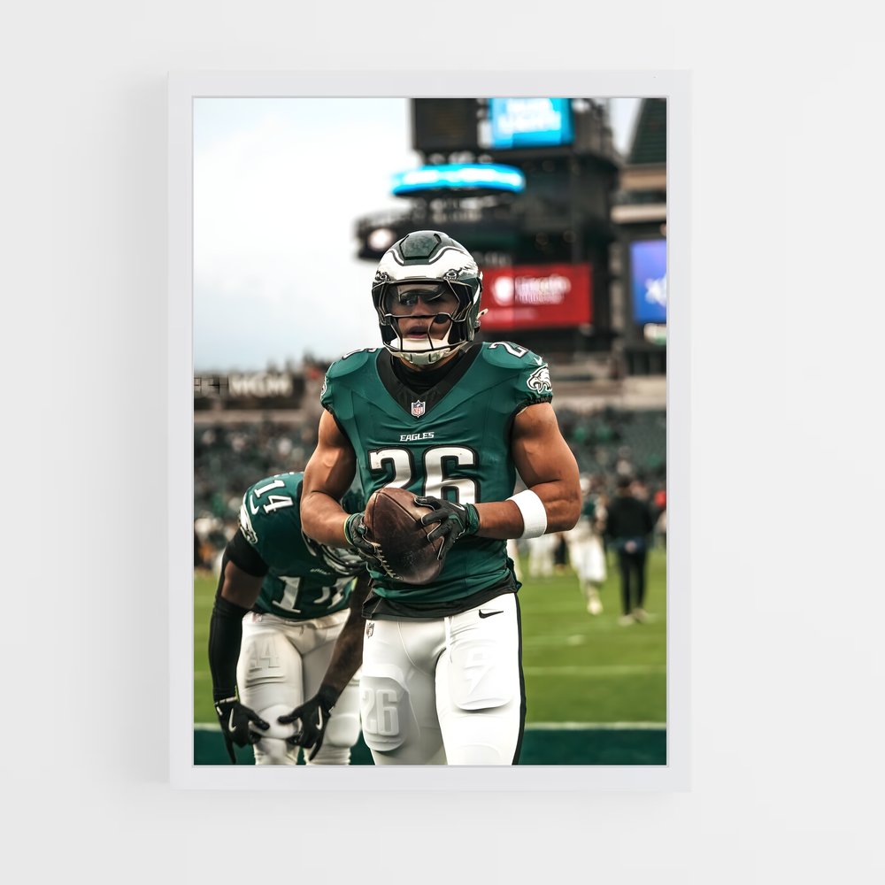 ap-saquon barkley-6 cadre Blanc