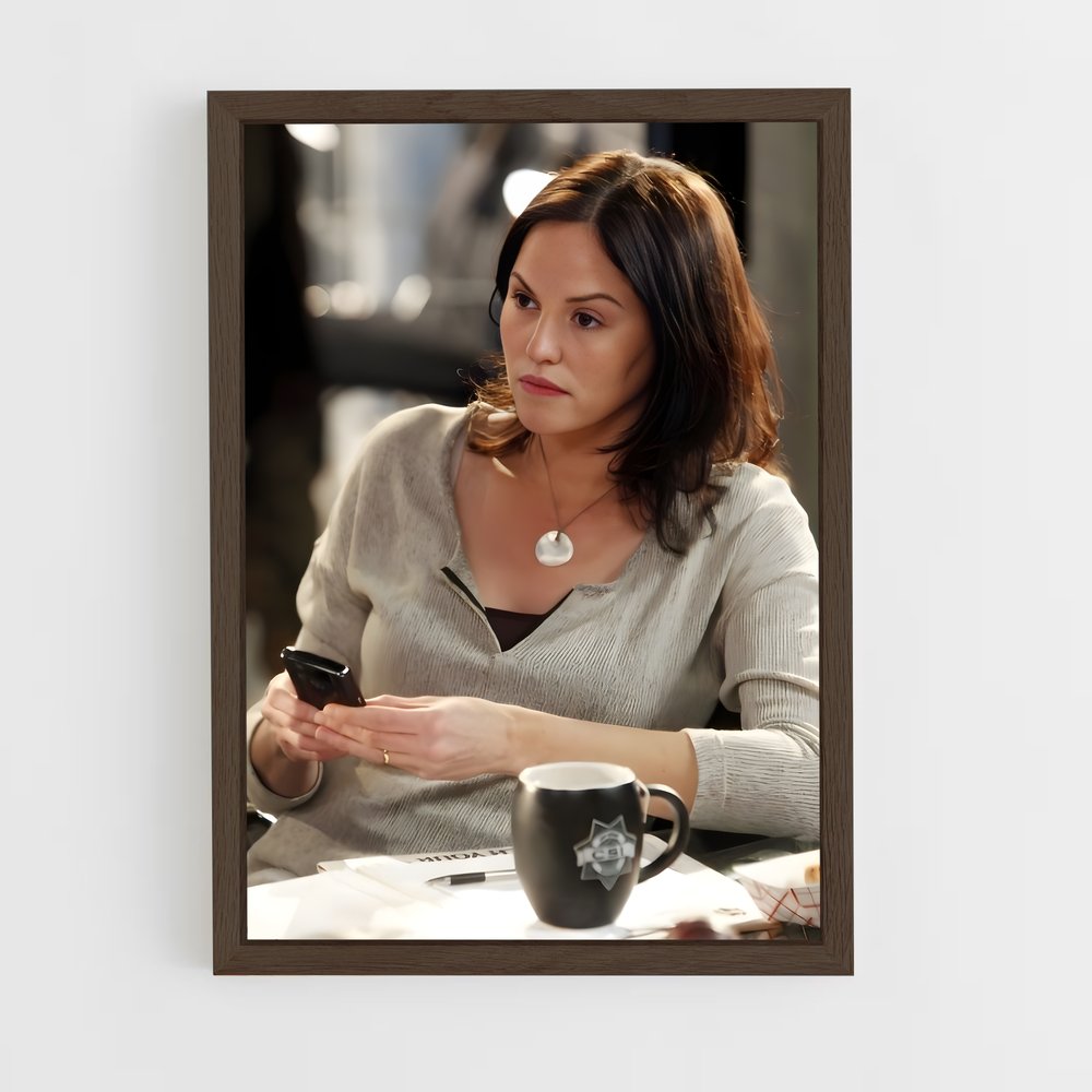 ap-sara sidle-3 cadre Bois foncé