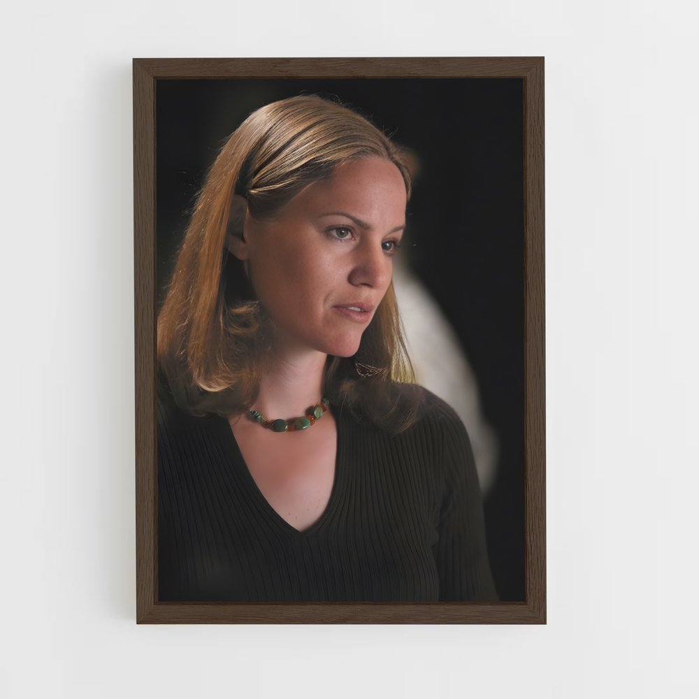 ap-sara sidle-8 cadre Bois foncé