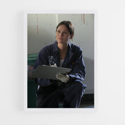 ap-sara sidle-9 cadre Blanc