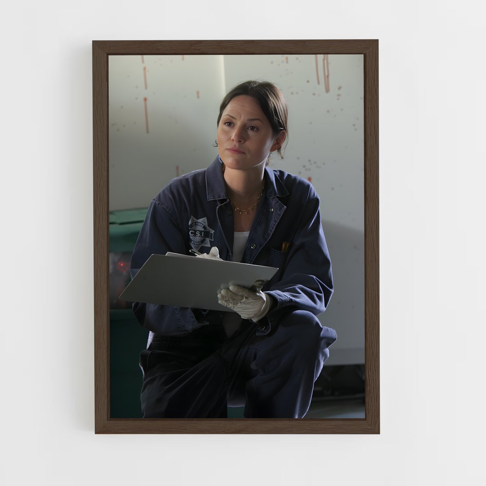 ap-sara sidle-9 cadre Bois foncé