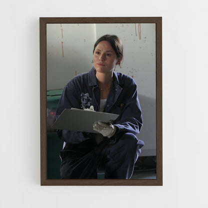 ap-sara sidle-9 cadre Bois foncé