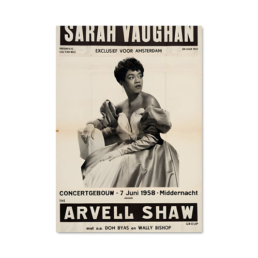 Poster Sarah Vaughan: A Portrait in Jazz