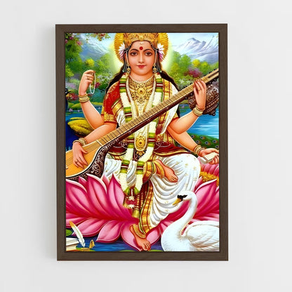 ap-saraswati-11 cadre Bois foncé