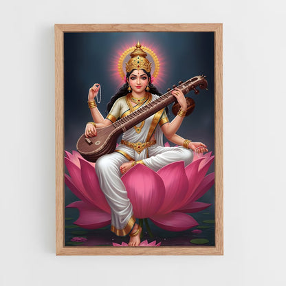 ap-saraswati-15 cadre Bois clair