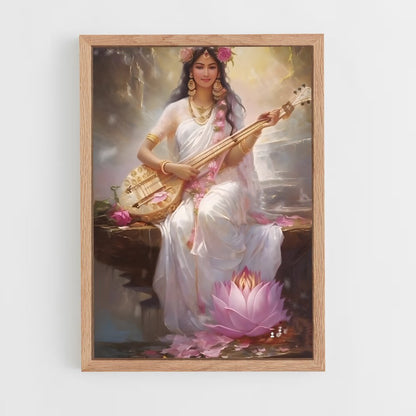 ap-saraswati-17 cadre Bois clair
