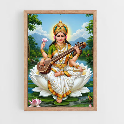 ap-saraswati-3 cadre Bois clair