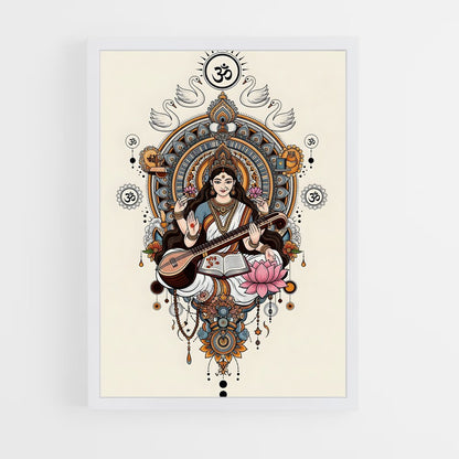 ap-saraswati-8 cadre Blanc