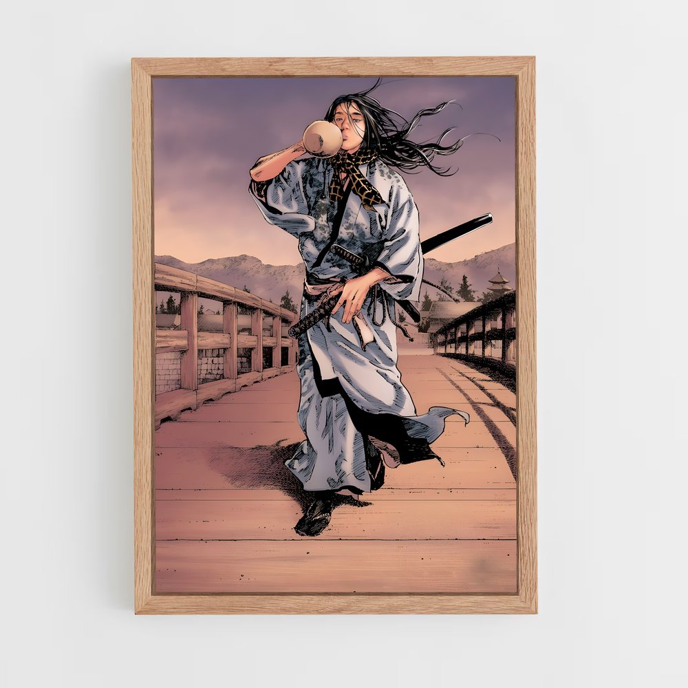 ap-sasaki kojiro-5 cadre Bois clair