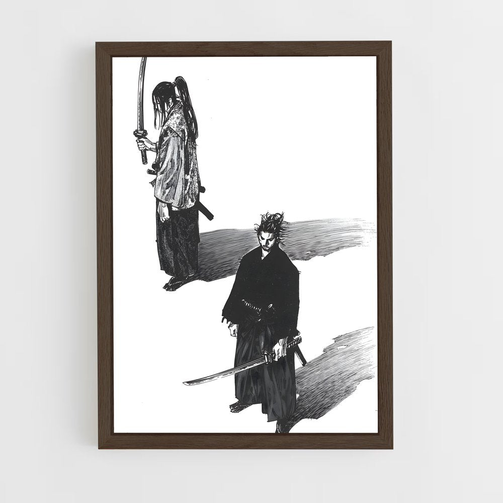 ap-sasaki kojiro-6 cadre Bois foncé