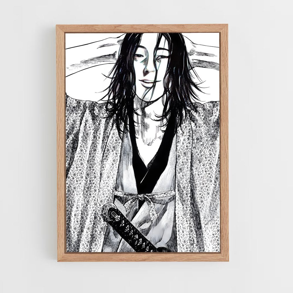 ap-sasaki kojiro-7 cadre Bois clair