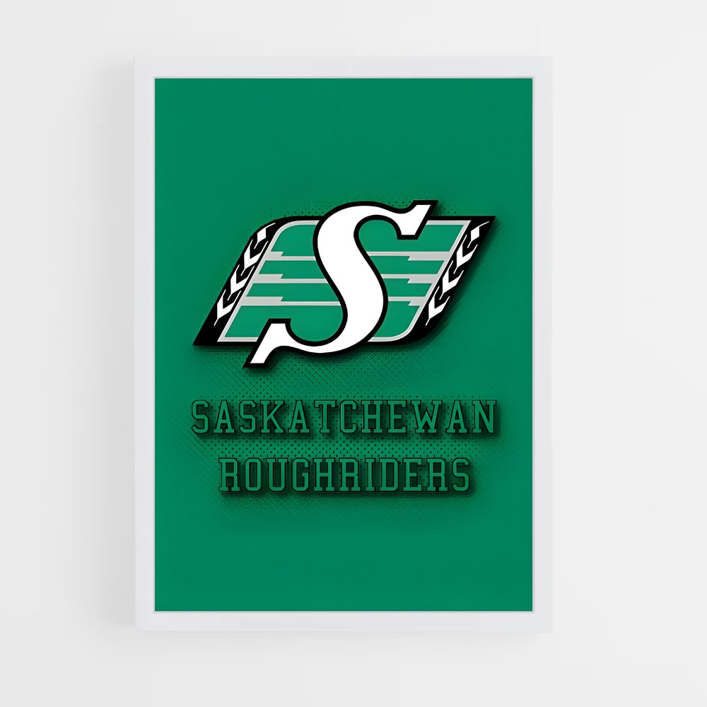 ap-saskatchewan roughriders-4 cadre Blanc