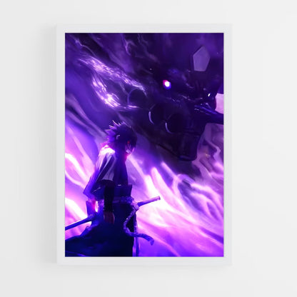 ap-sasuke uchiha-1 cadre Blanc