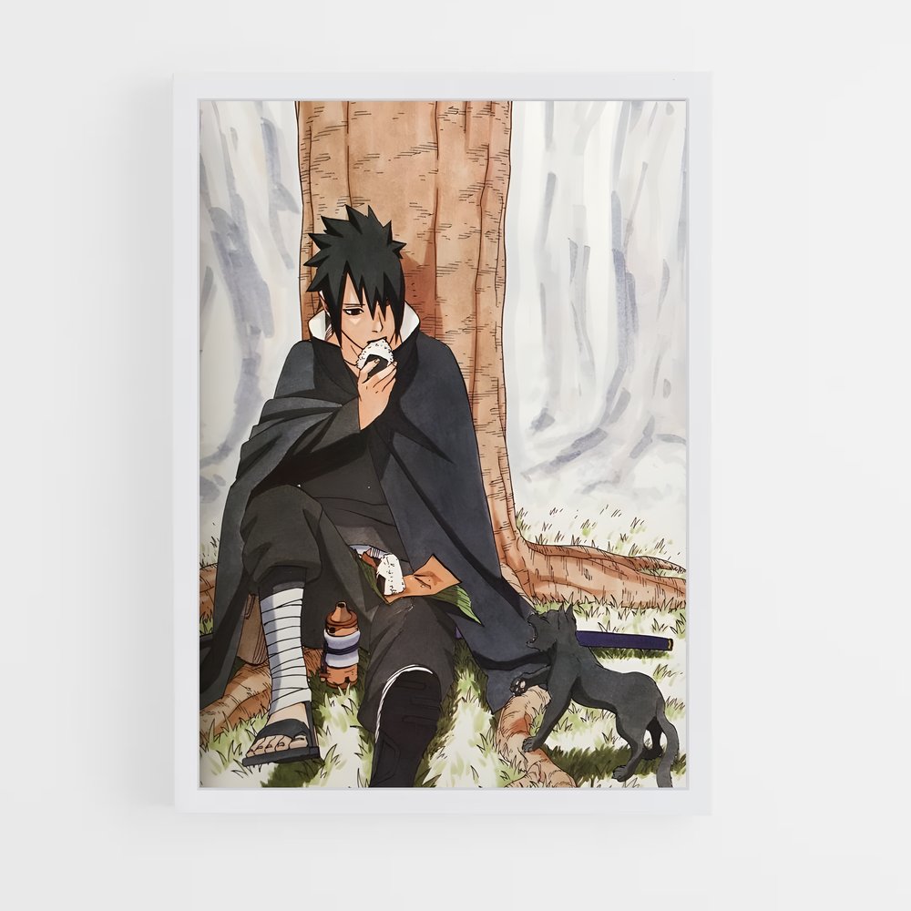 ap-sasuke uchiha-10 cadre Blanc
