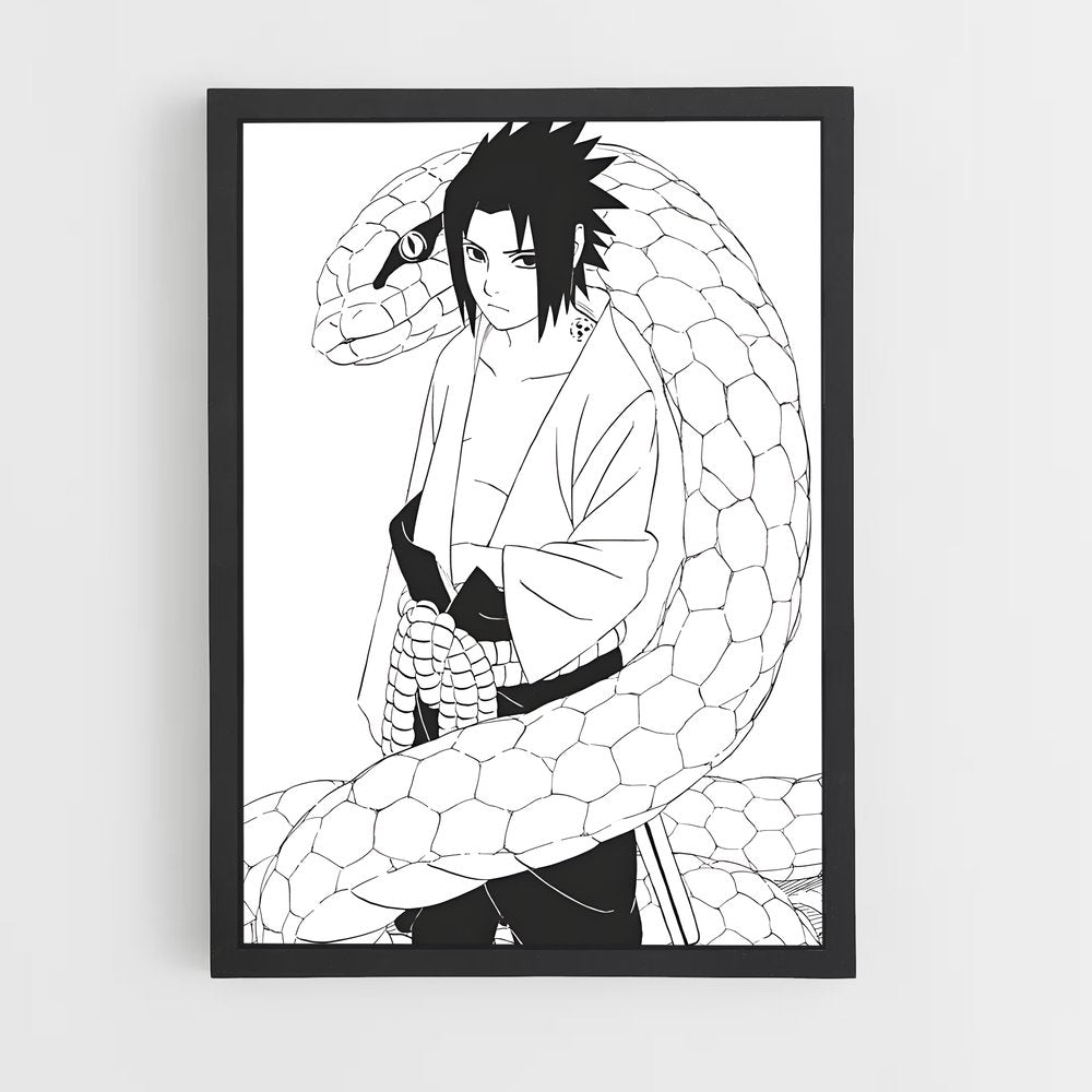 ap-sasuke uchiha-9 cadre Noir