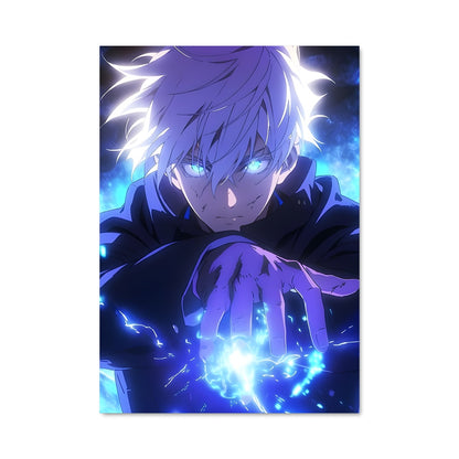 Poster Satoru en Bleu