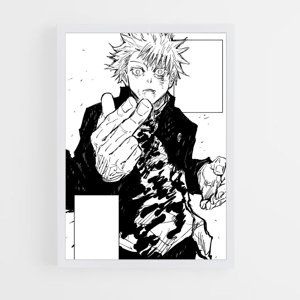 ap-satoru gojo-2 cadre Blanc