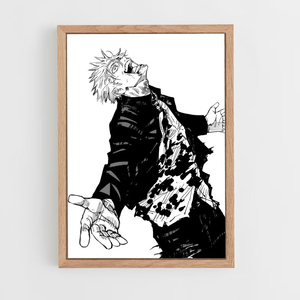 ap-satoru gojo-3 cadre Bois clair