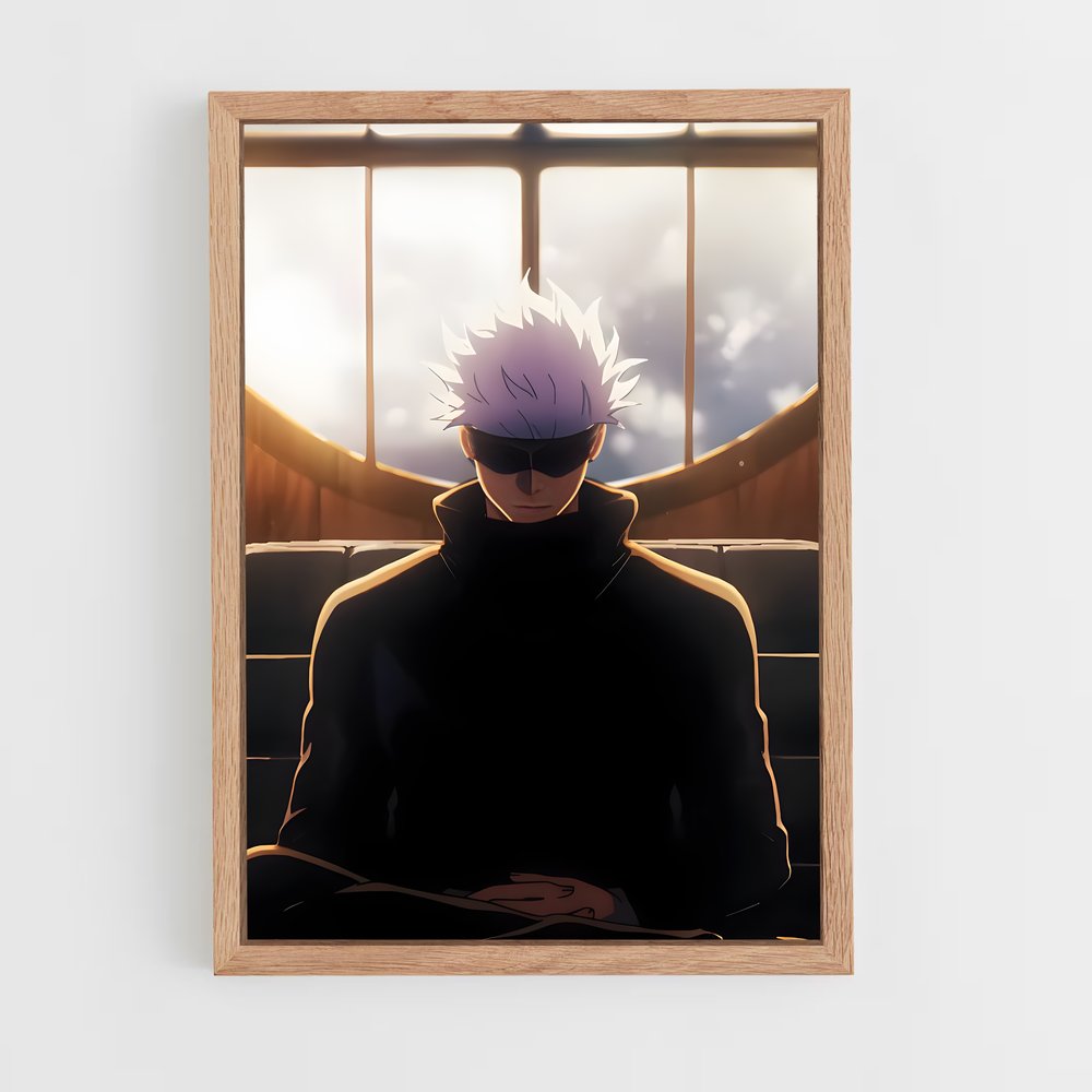 ap-satoru gojo-4 cadre Bois clair