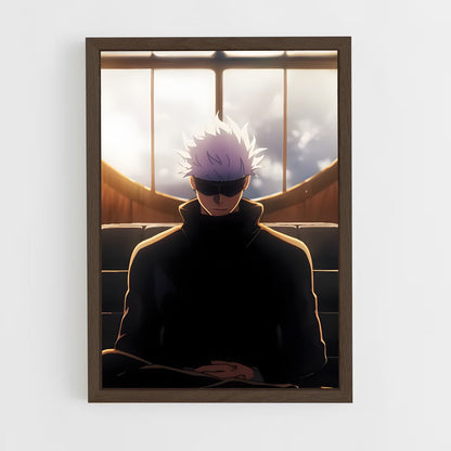 ap-satoru gojo-4 cadre Bois foncé