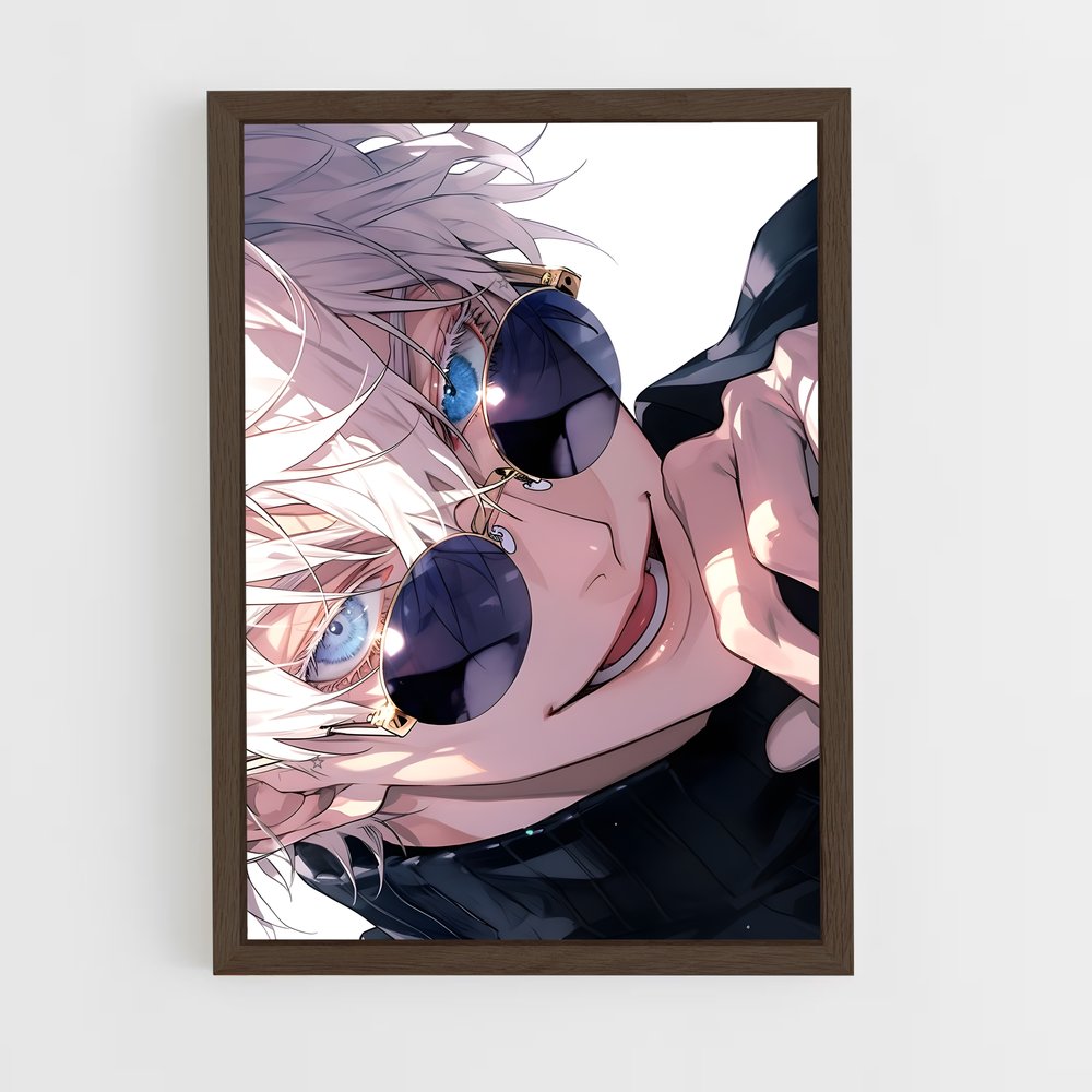 ap-satoru gojo-8 cadre Bois foncé