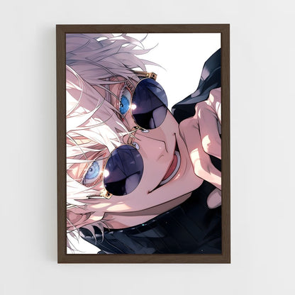 ap-satoru gojo-8 cadre Bois foncé