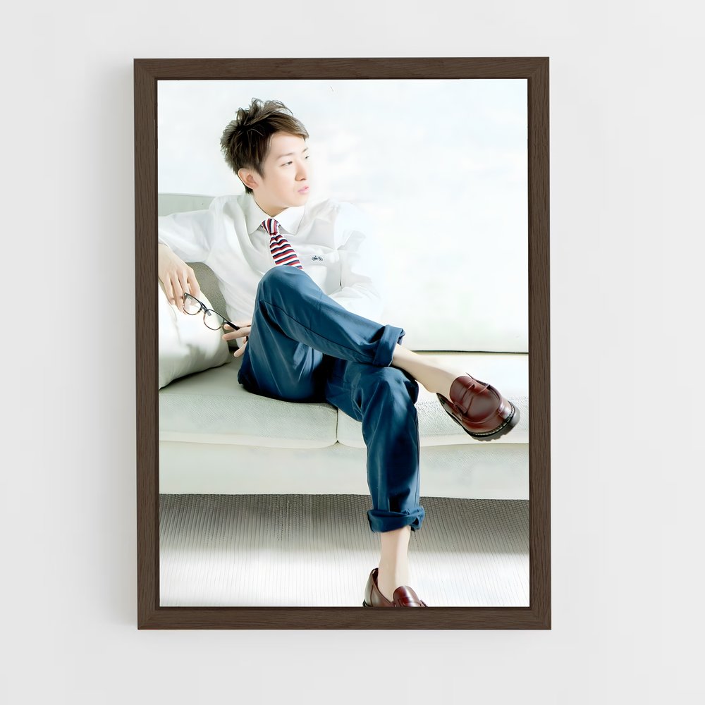 ap-satoshi ohno-3 cadre Bois foncé