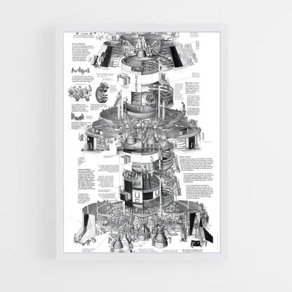 ap-saturn v-3 cadre Blanc