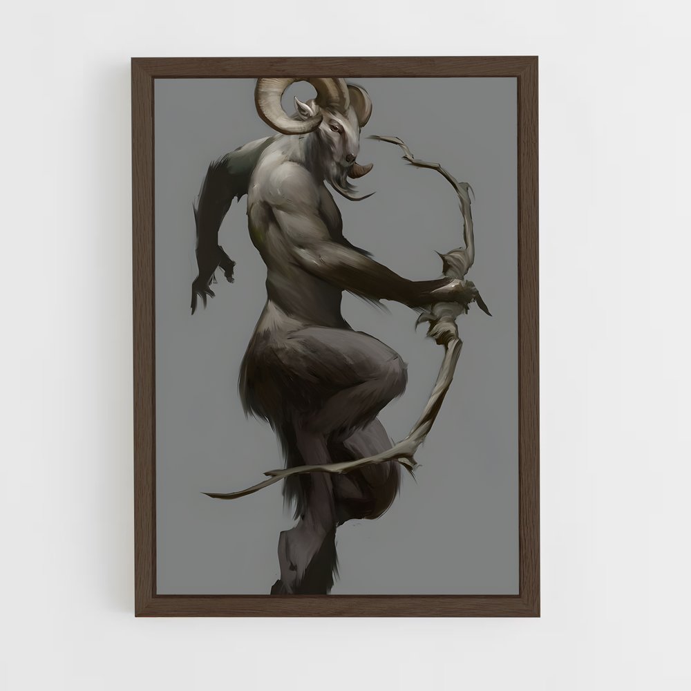 ap-satyr-3 cadre Bois foncé