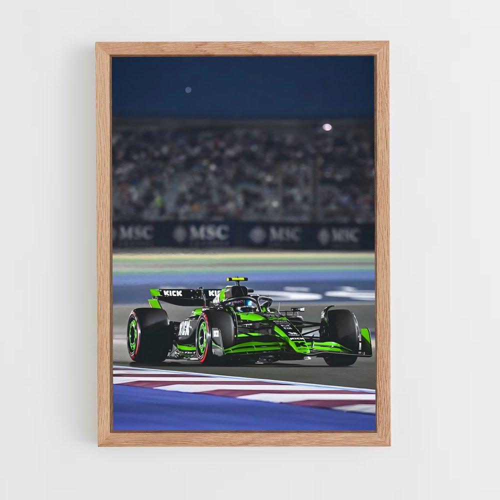 ap-sauber f1 team-7 cadre Bois clair
