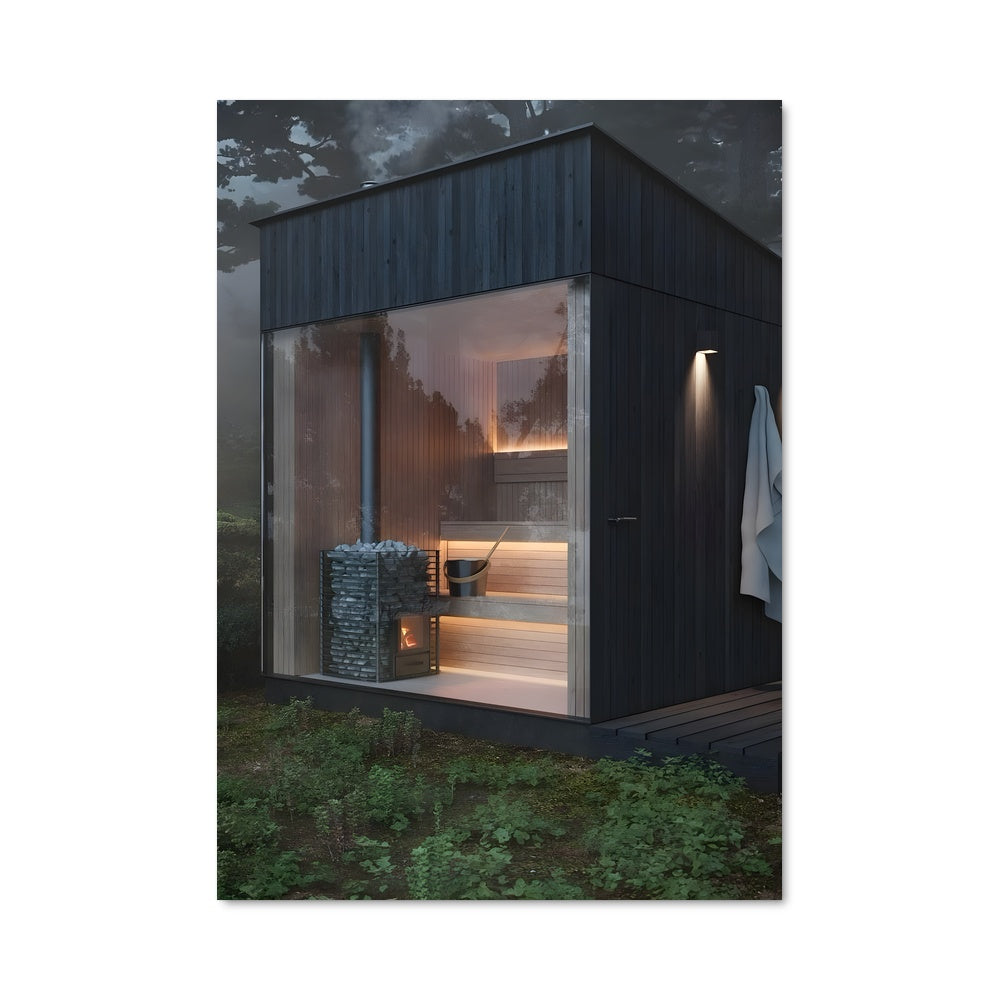 Poster Cabane de Bien-être