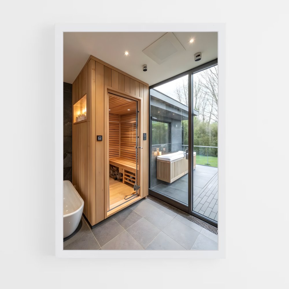 ap-sauna-14 cadre Blanc