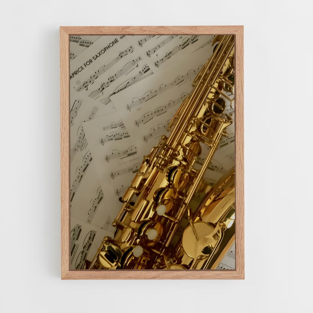 ap-saxophone-3 cadre Bois clair