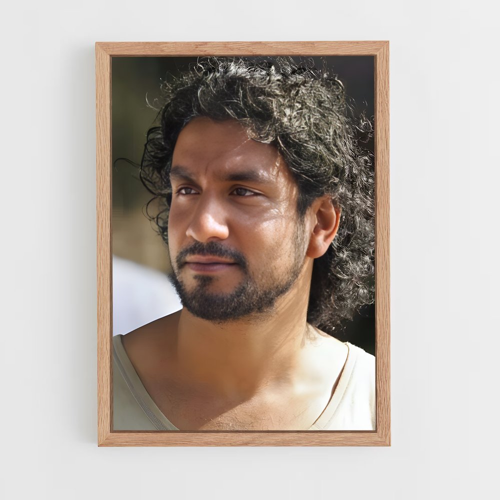 ap-sayid jarrah-3 cadre Bois clair
